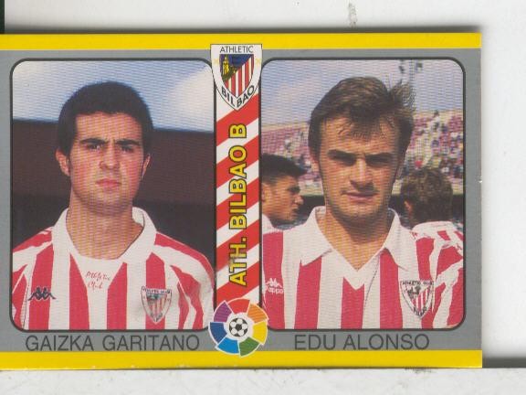 Cromos: Futbol Total Liga 95: Bilbao: Gaizka Garitano y Edu Alonso