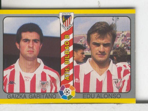 Cromos: Futbol Total Liga 95: Bilbao: Gaizka Garitano y Edu Alonso