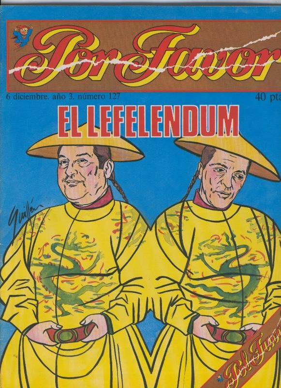 Por Favor numero 127, 6 diciembre 1976: El lefelendum