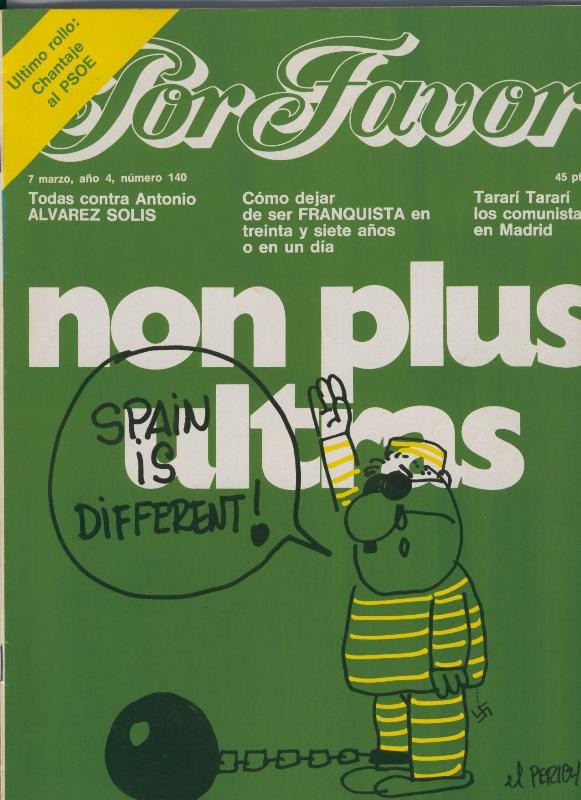 Por Favor numero 140,  7 marzo 1977: Non plus ultras