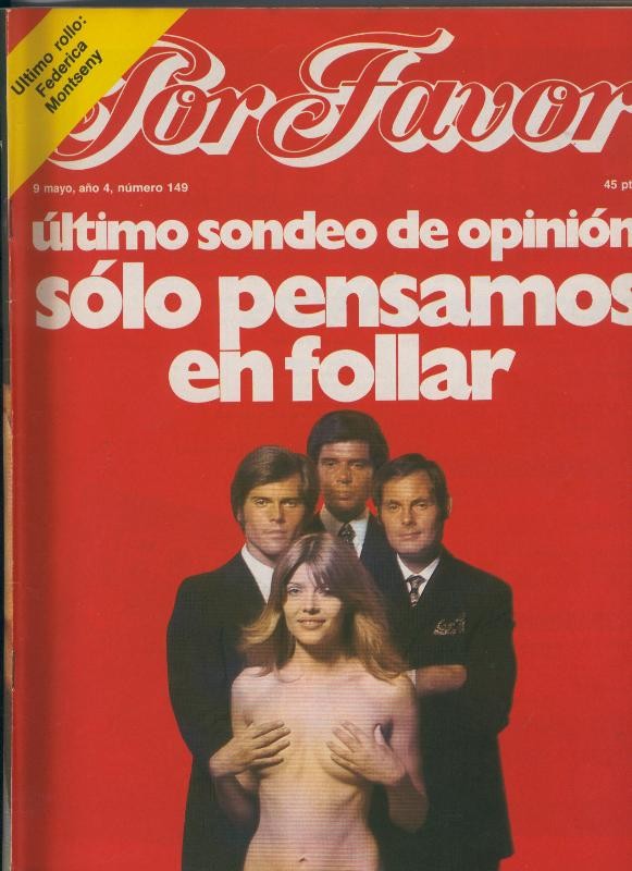 Por Favor numero 149,  9 mayo 1977: Solo pensamos en follar
