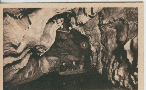 Postal B/N 0386 : Grottes de Betharram-Tunnel de la Riviere
