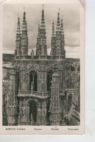 Postal B/N 0403 : Burgos, La Catedral, Crucero