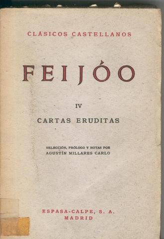 Cartas eruditas tomo IV