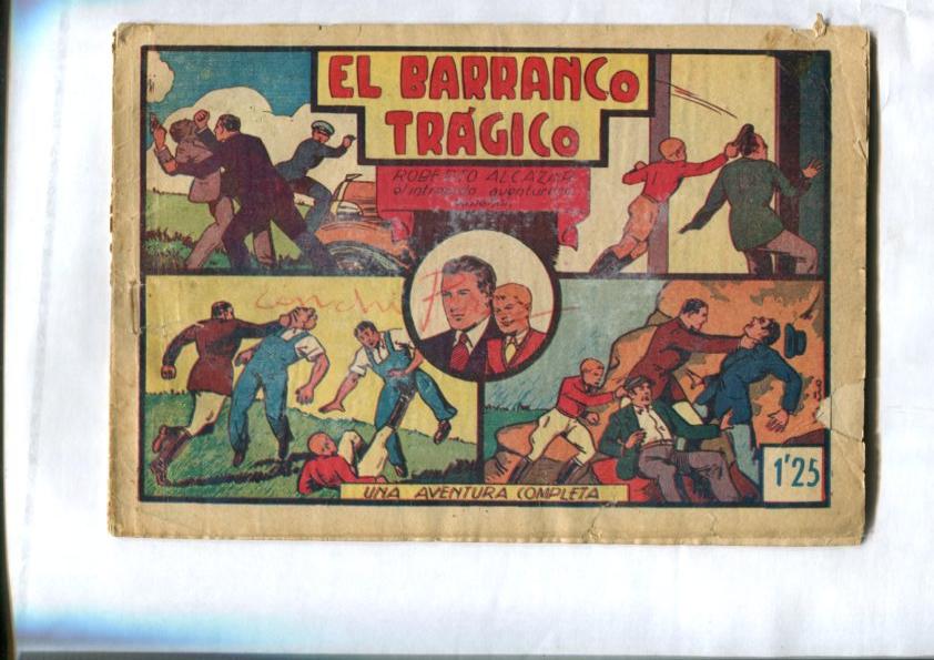 Roberto Alcazar numero 0042: El barranco tragico (numerado 1 en trasera)