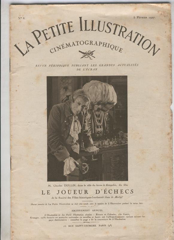 La Petite Illustration cinematographique numero 8 del 05.02.1927