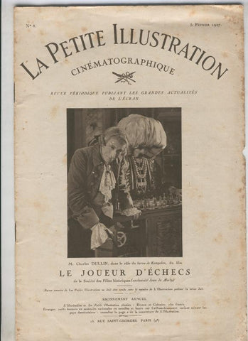 La Petite Illustration cinematographique numero 8 del 05.02.1927