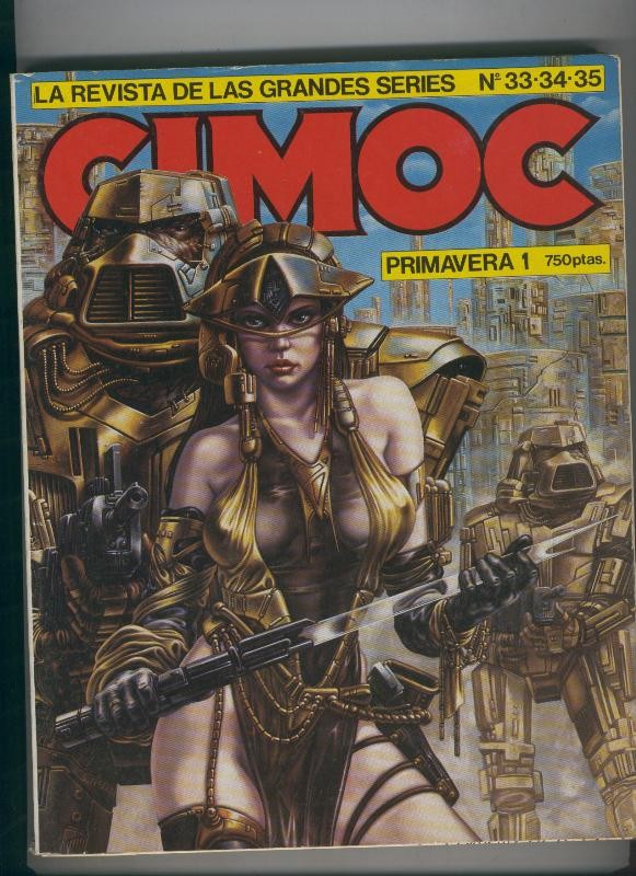 Cimoc revista 033 al 035  titulado Primavera 1