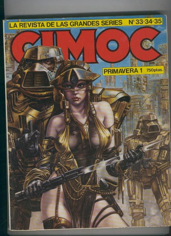Cimoc revista 033 al 035  titulado Primavera 1
