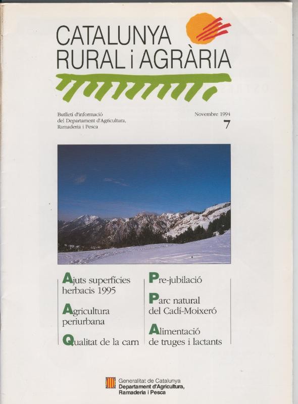 Catalunya rural i agraria numero 07 (1994)