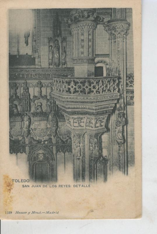 Postal B/N 0417 : Toledo; San Juan de los Reyes, detalle