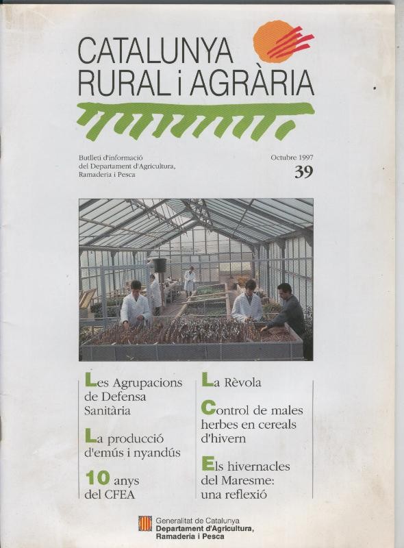 Catalunya rural i agraria numero 39 (1997)