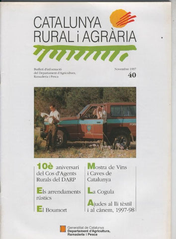 Catalunya rural i agraria numero 40 (1997)