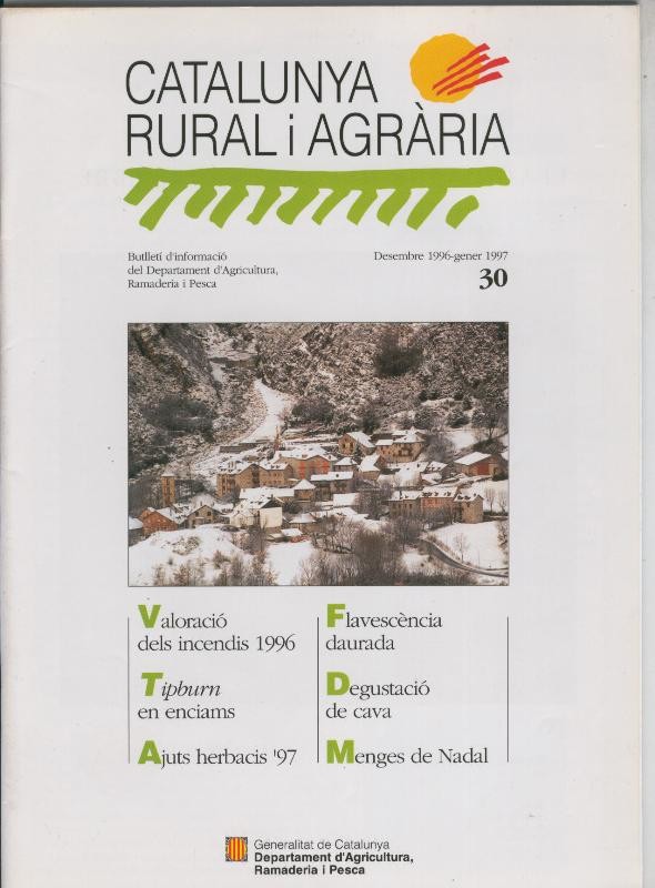 Catalunya rural i agraria numero 30 (1997)