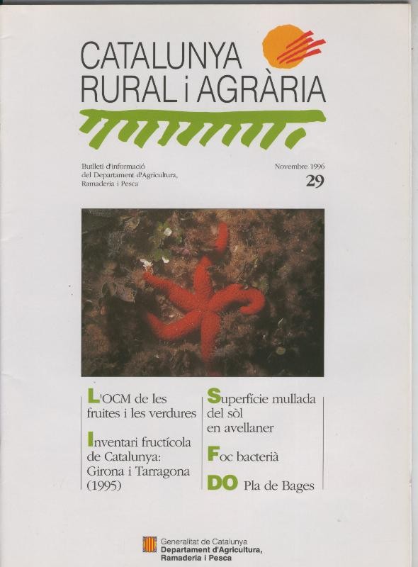 Catalunya rural i agraria numero 29 (1996)