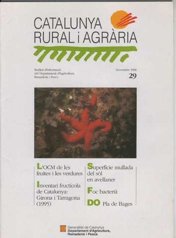 Catalunya rural i agraria numero 29 (1996)