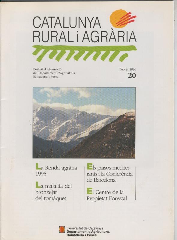 Catalunya rural i agraria numero 20 (1996)