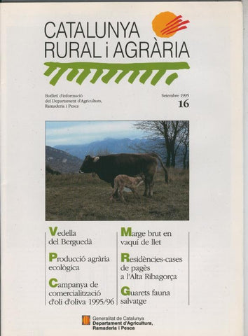 Catalunya rural i agraria numero 16 (1995)