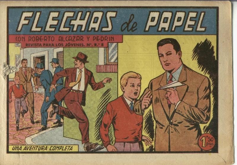 Roberto Alcazar numero 0379: Flechas de papel