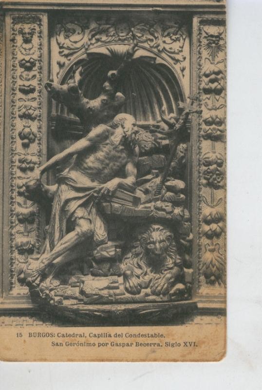 Postal B/N 0450 : San Jeronimo, capitalla del condestable, catedral de Burgos