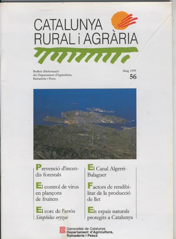 Catalunya rural i agraria numero 56 (1999)