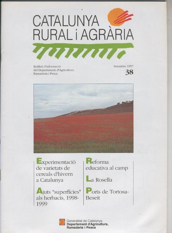 Catalunya rural i agraria numero 38 (1997)