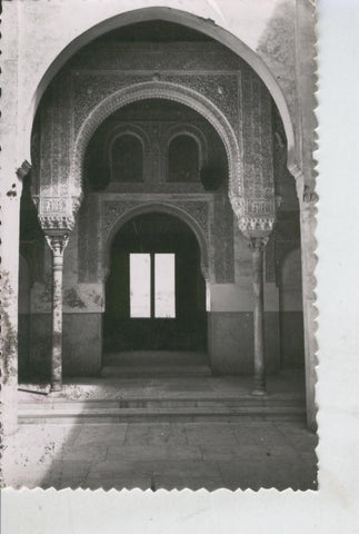 Postal B/N 0471 : Palacio del Serrallo, Granada