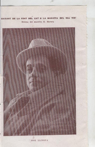 Baixant de la Font del Gat o La Marieta del Ull Viu: Jose Llimona