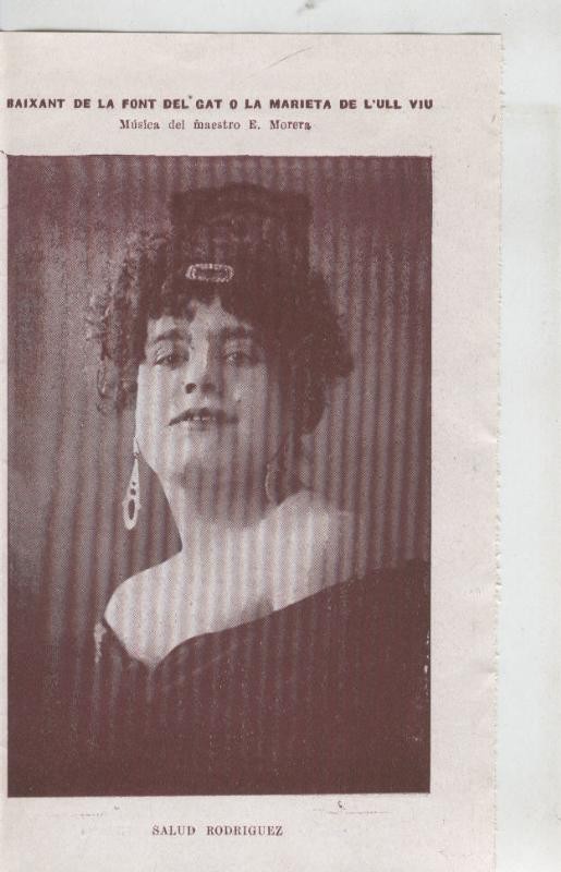 Baixant de la Font del Gat o La Marieta del Ull Viu: Salud Rodriguez