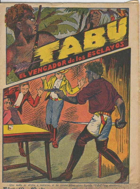Tabu: el vengador de los esclavos numero 19: Un crimen en un buque