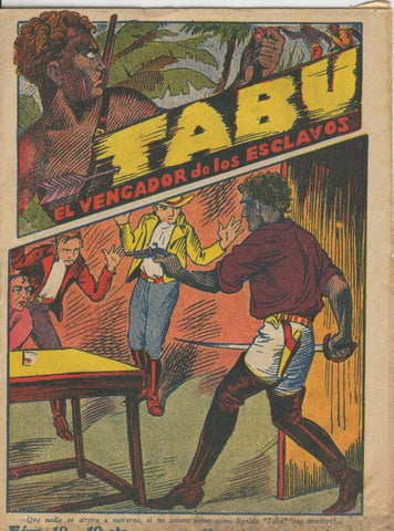 Tabu: el vengador de los esclavos numero 19: Un crimen en un buque