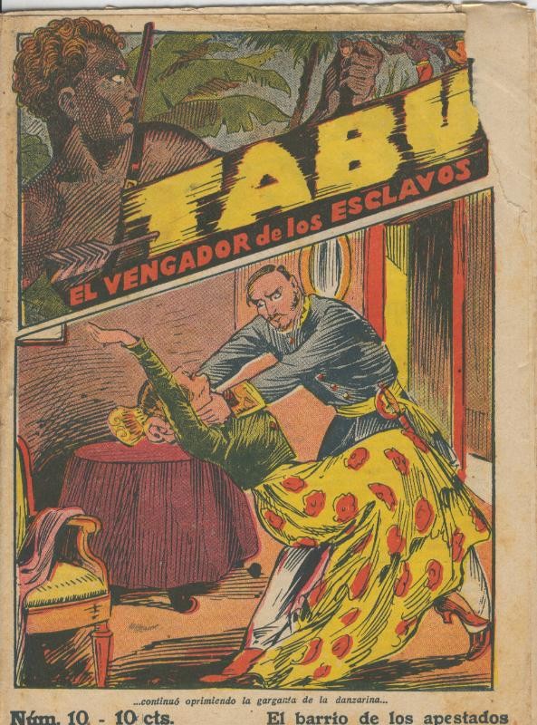 Tabu: el vengador de los esclavos numero 10: El barrio de los apestados