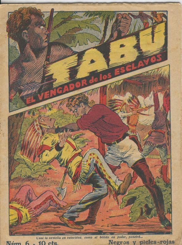 Tabu: el vengador de los esclavos numero 06: Negros y pieles rojas