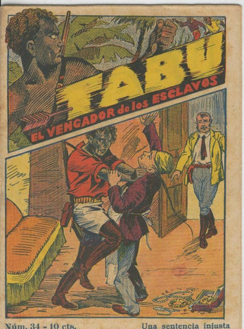Tabu: el vengador de los esclavos numero 34: Una sentencia injusta