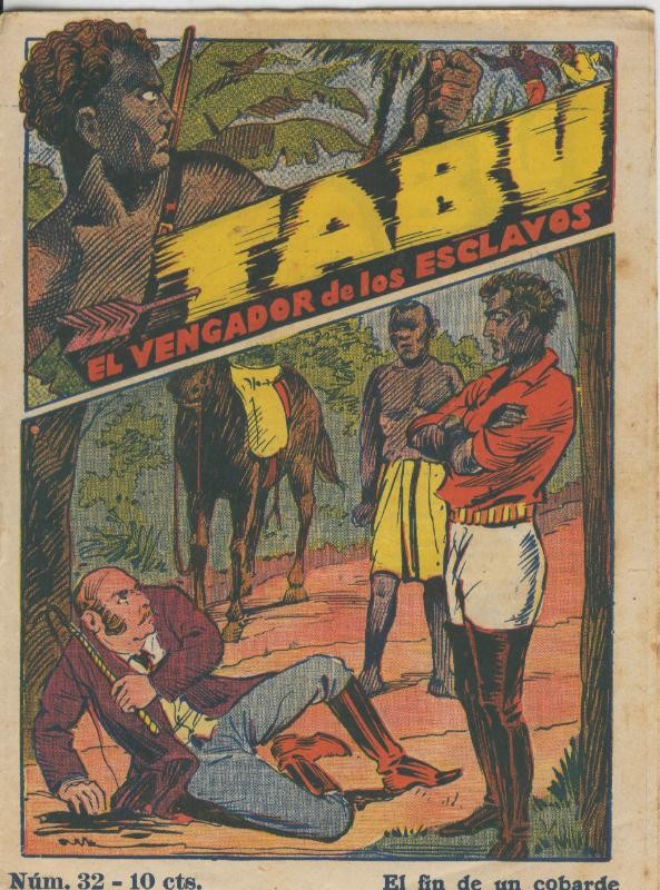 Tabu: el vengador de los esclavos numero 32: El fin de un cobarde