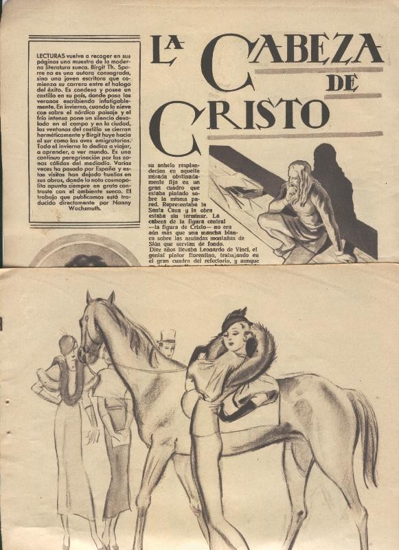 Lecturas numero 154, marzo 1934: El Gran premio de Julio Angulo