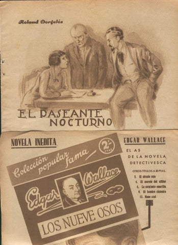 Lecturas numero 154, marzo 1934: El paseante nocturno por Roland Dorgeles