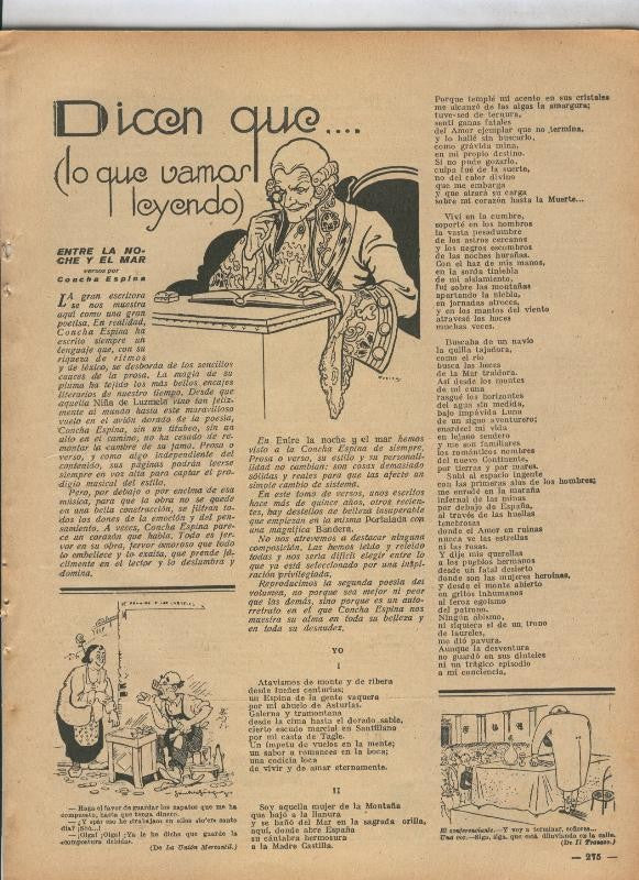 Lecturas numero 154, marzo 1934: Dicen que....lo que vamos leyendo