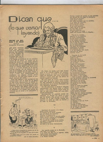 Lecturas numero 154, marzo 1934: Dicen que....lo que vamos leyendo
