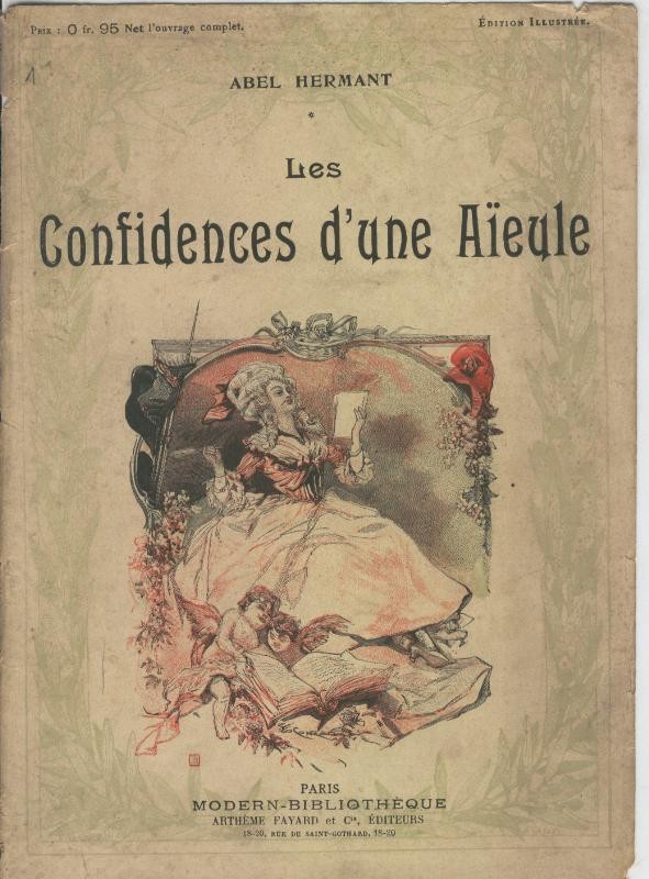 Les confidences d,une Aieule de Abel Hermant lamina 01