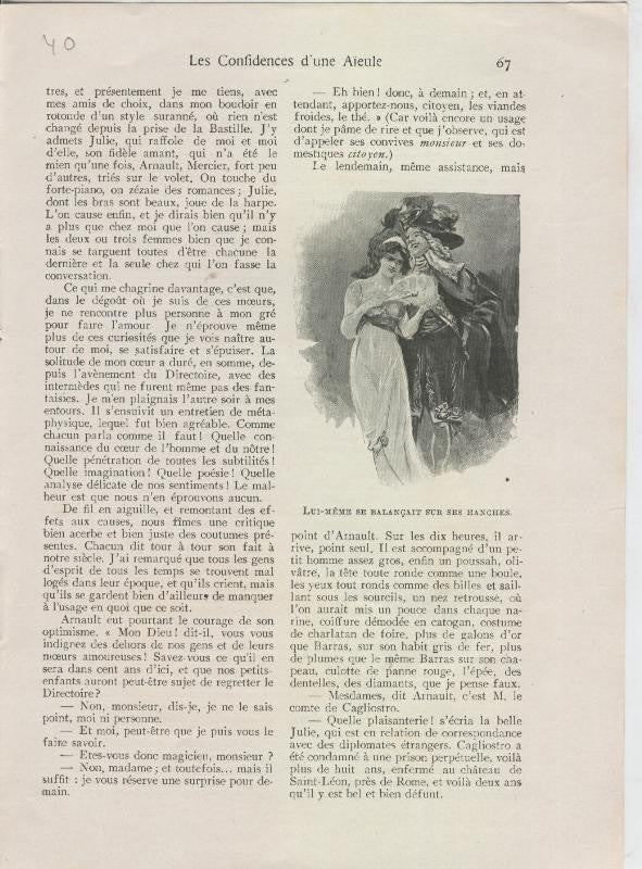 Les confidences d,une Aieule de Abel Hermant lamina 40