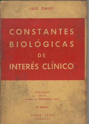 Constantes biologicas de interes clinico