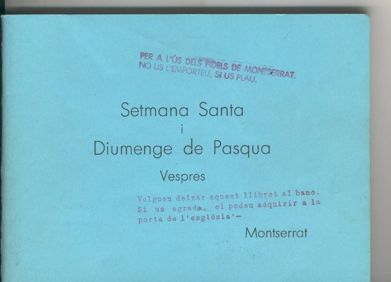 Setmana Santa i Diumenge de Pasqua