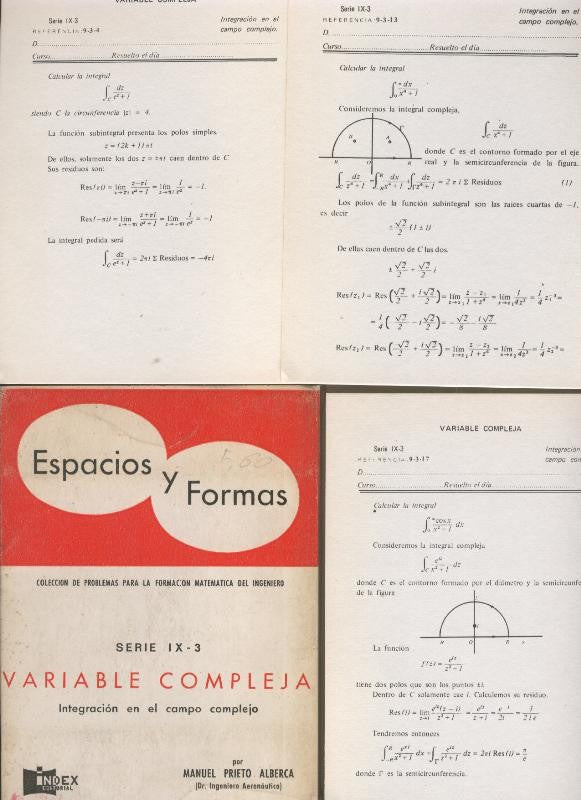 Espacios y Formas serie IX - 3: Variable compleja