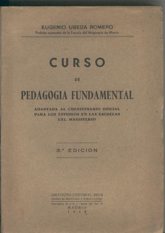 Curso de pedagogia fundamental