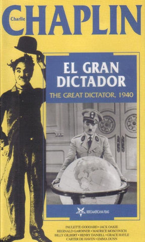 Pelicula VHS: Chaplin: El gran dictador
