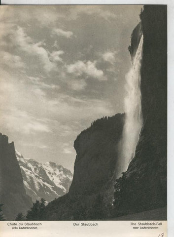 Berner Oberland: Chute du Staubbach