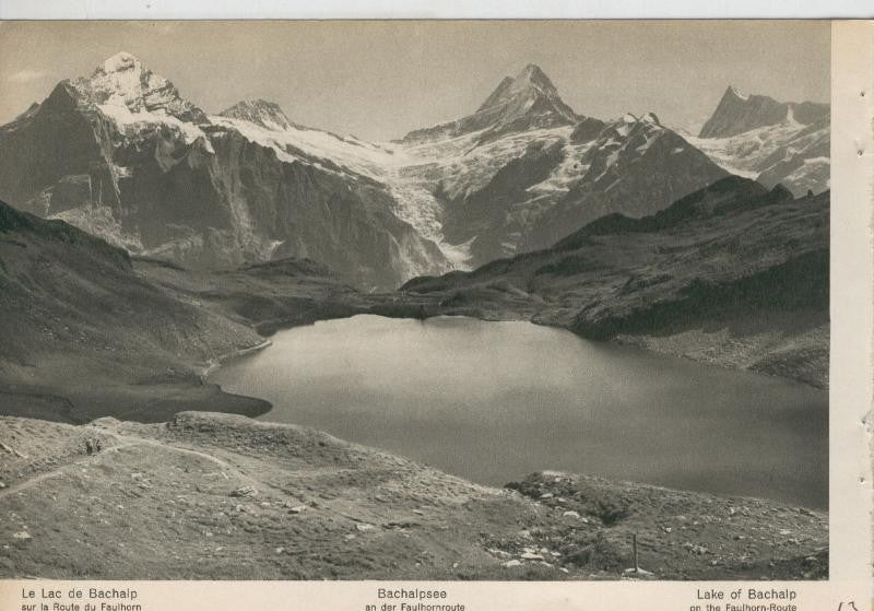 Berner Oberland: Le lac de Bachalp
