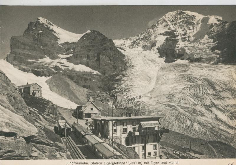 Berner Oberland: Jungfraubahn. Station Eigergletscher
