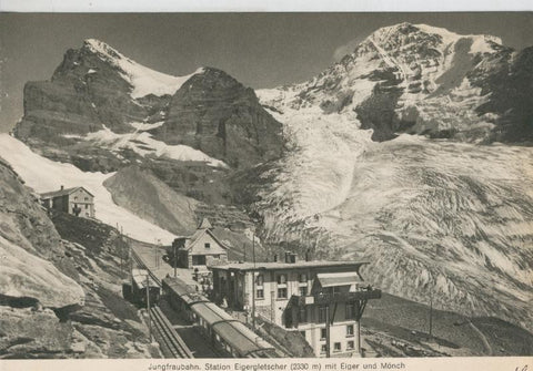Berner Oberland: Jungfraubahn. Station Eigergletscher